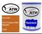 Preview: Hyundai, Acid Copper Matt Metallic, X2W: 500ml Lackdose, von ATW Autoteile West.